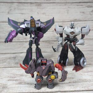 Lot of 3 Transformers Action Figures